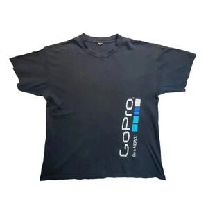 Go Pro Be a  Hero Mens XL Shirt Short Sleeve Crewneck Black Logo Video Filmmaker